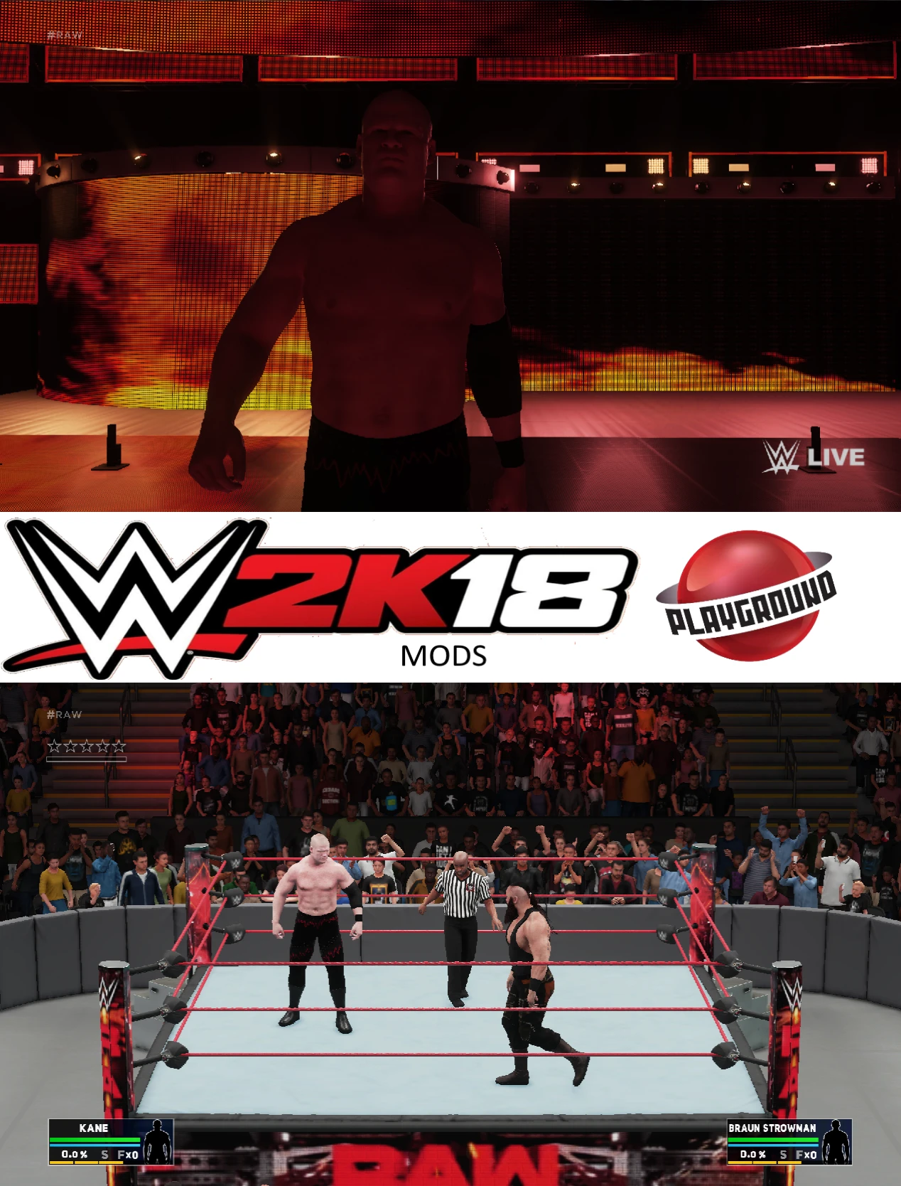 WWE 2K18 " Kane 2011 MOD"