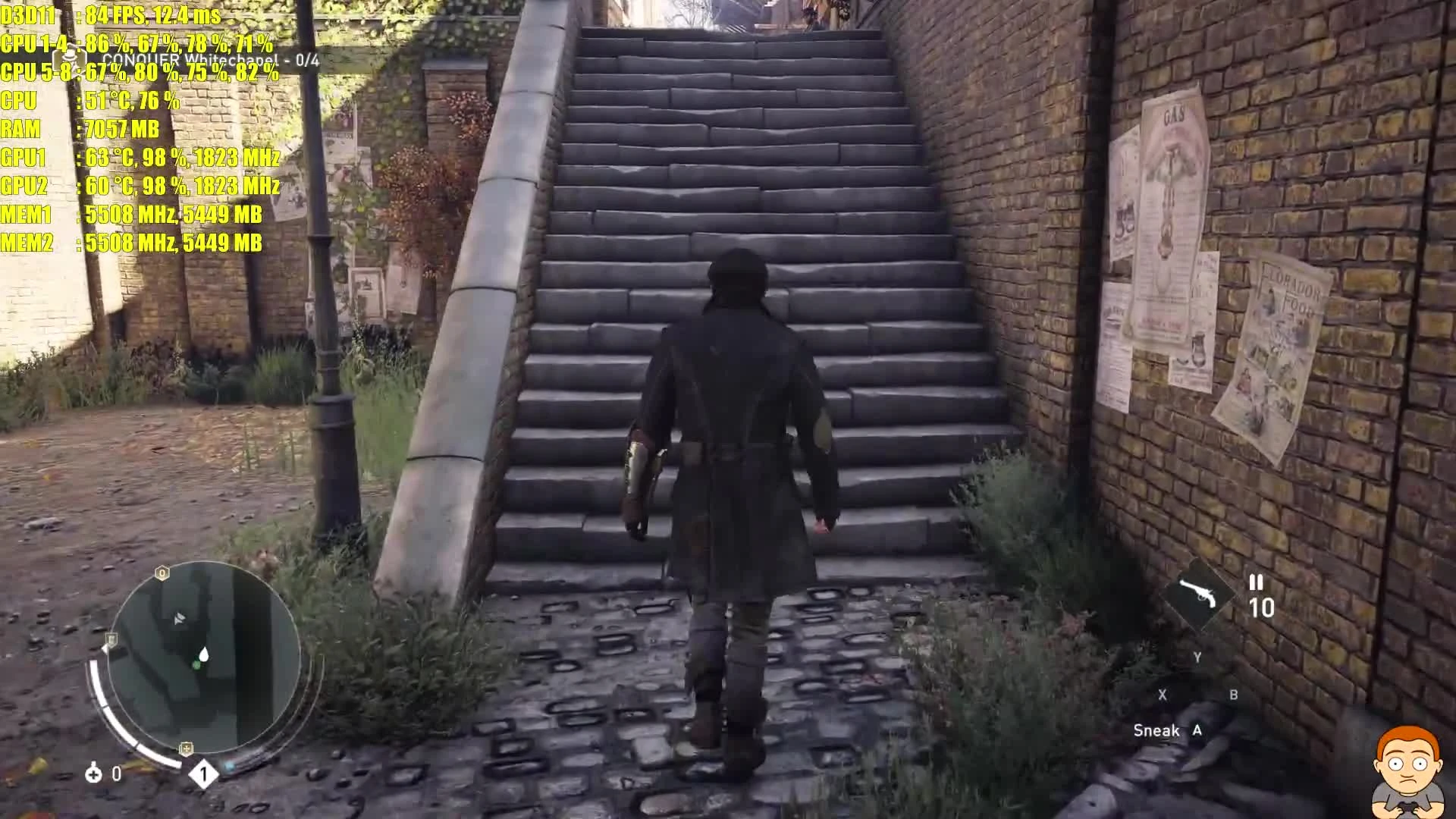 Assassin's Creed Syndicate "GTX 1080 TI SLI 4K Тест производительности"