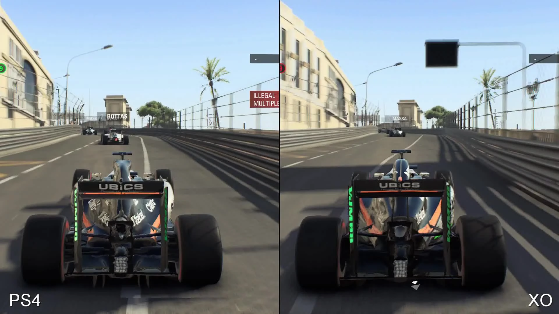 F1 2015 "Сравнение версий для PS4 vs Xbox One (Digital Foundry)"