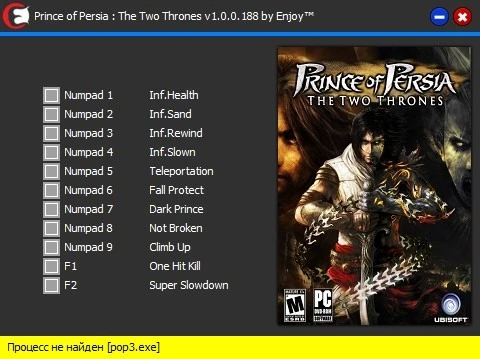 Prince of Persia - The Two Thrones: Трейнер/Trainer (+11) [v1.0.0.188] {Enjoy}