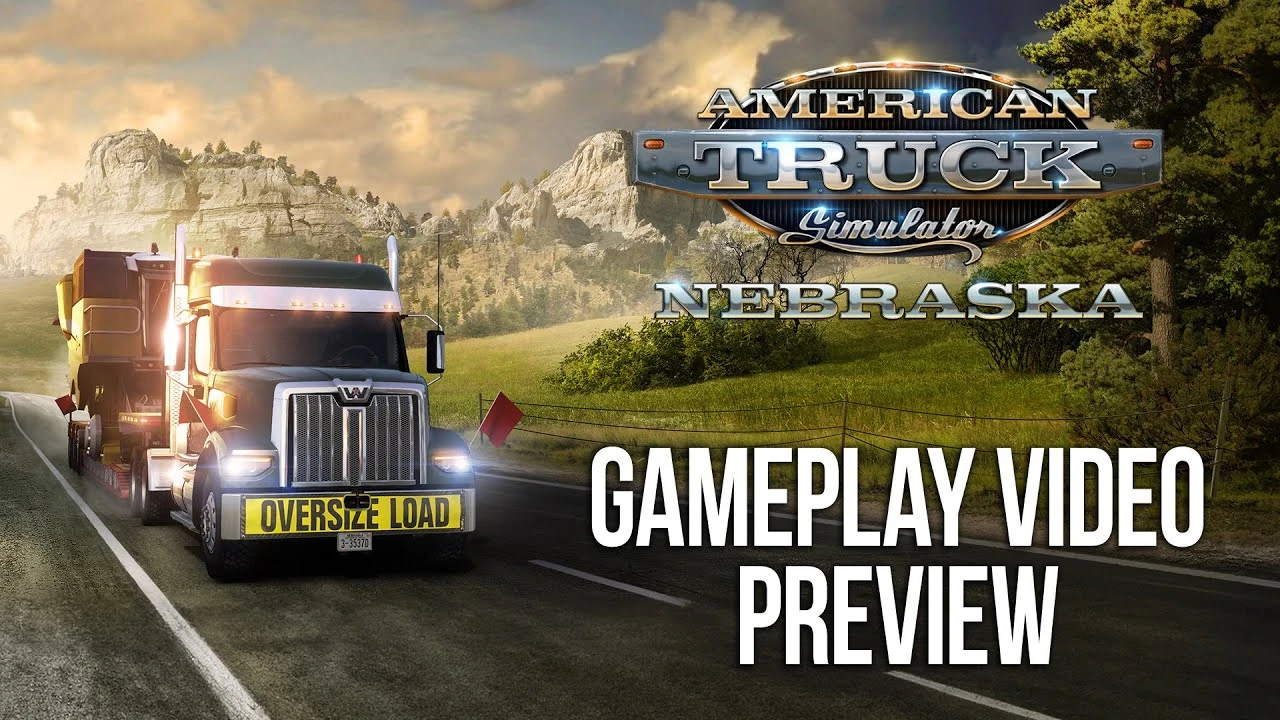 Первое геймплейное видео из будущего DLC Небраска для American Truck Simulator
