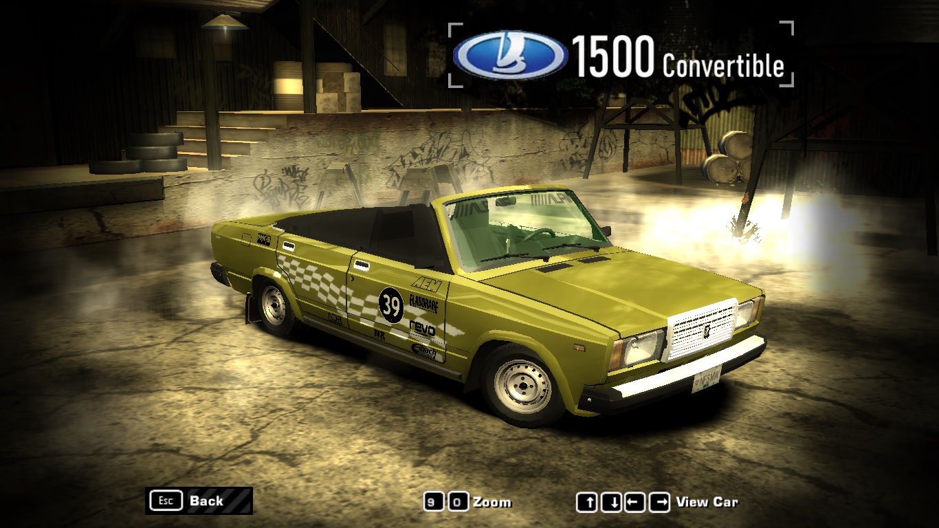 Need for Speed: Most Wanted "ВАЗ 2107 кабриолет"