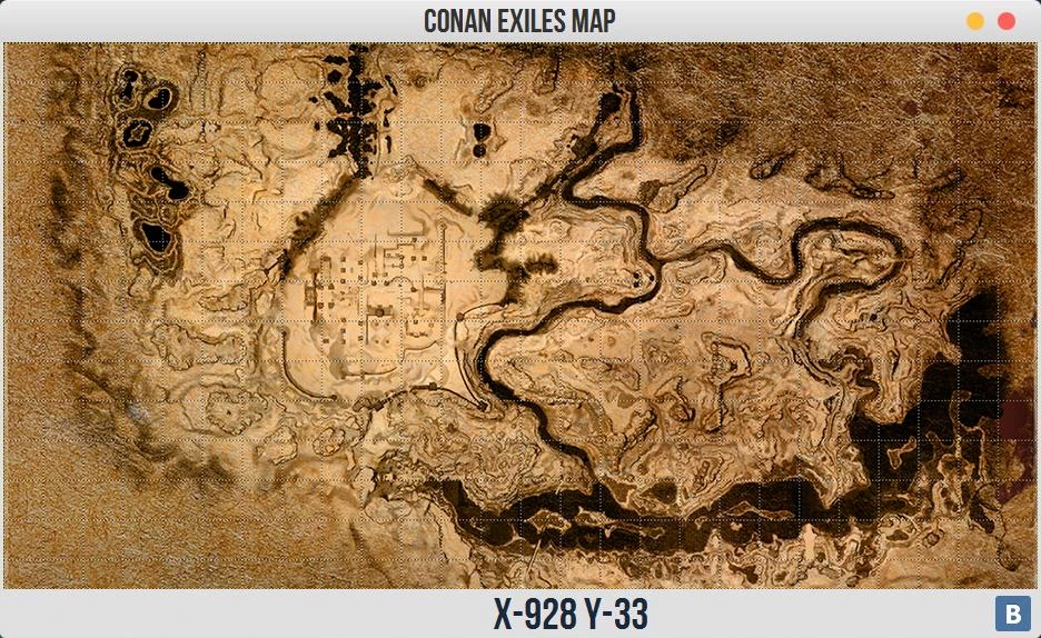 Conan Exiles "карта"