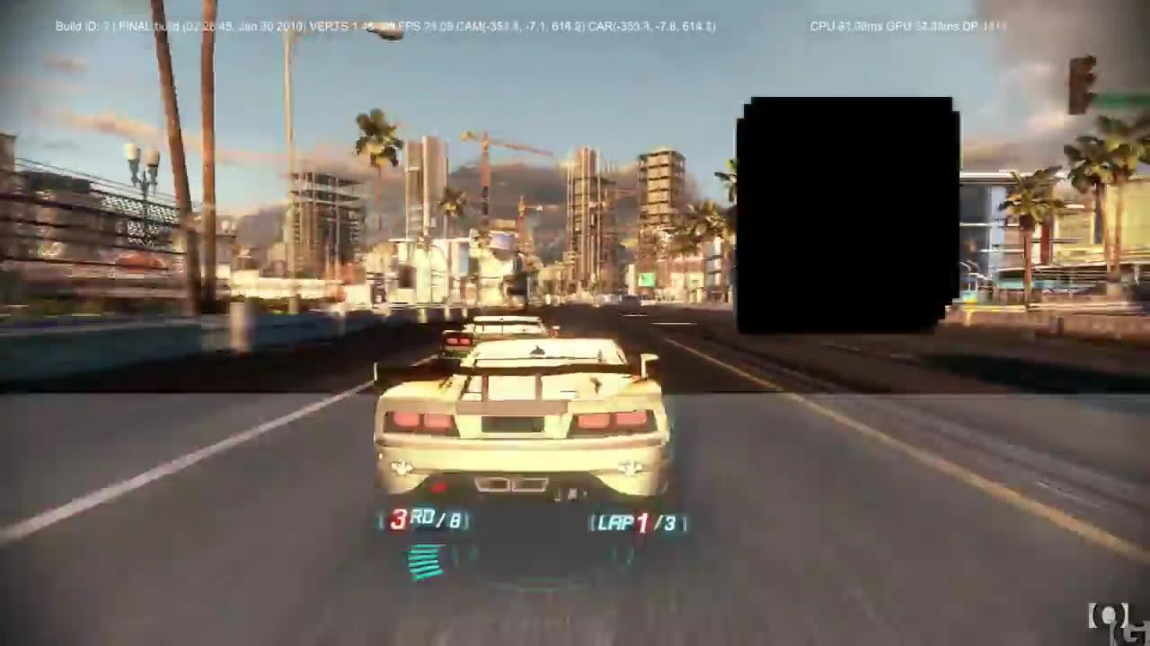 Как выглядела одна из ранних версий Split Second