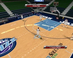 NBA 2K9 "Utah Jazz площадка"