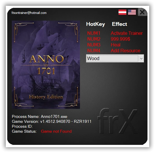 Anno 1701 History Edition: Трейнер/Trainer (+3) [1.4512.940870] {frX}