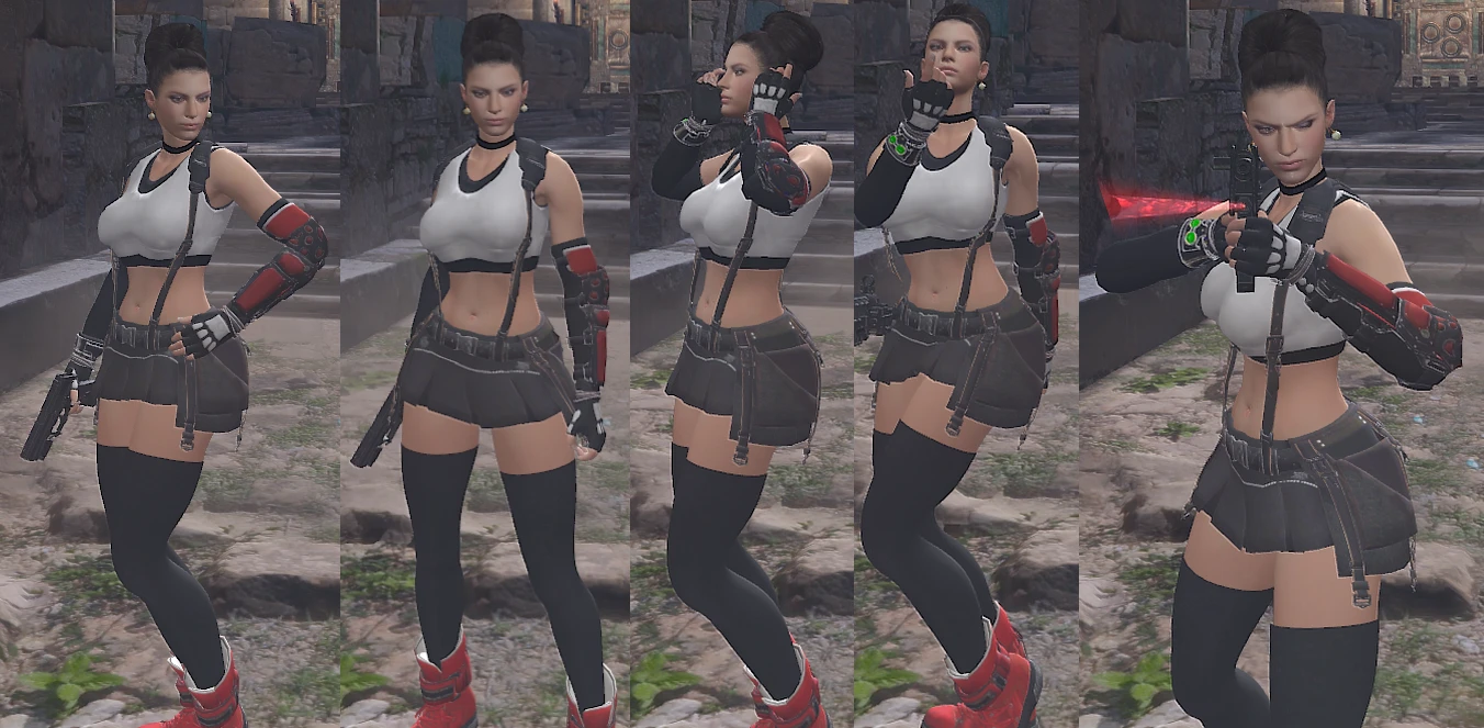 Resident Evil 5 "Экселла в наряде Тифы Локхарт"