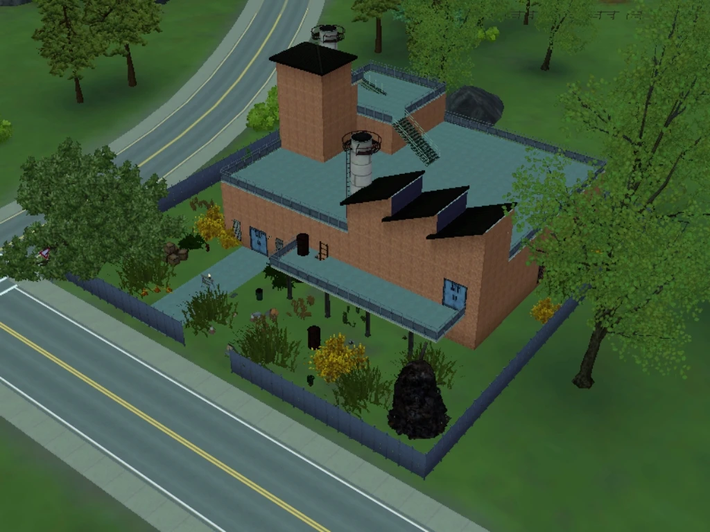 Sims 3 "Дом Заброшенный склад"