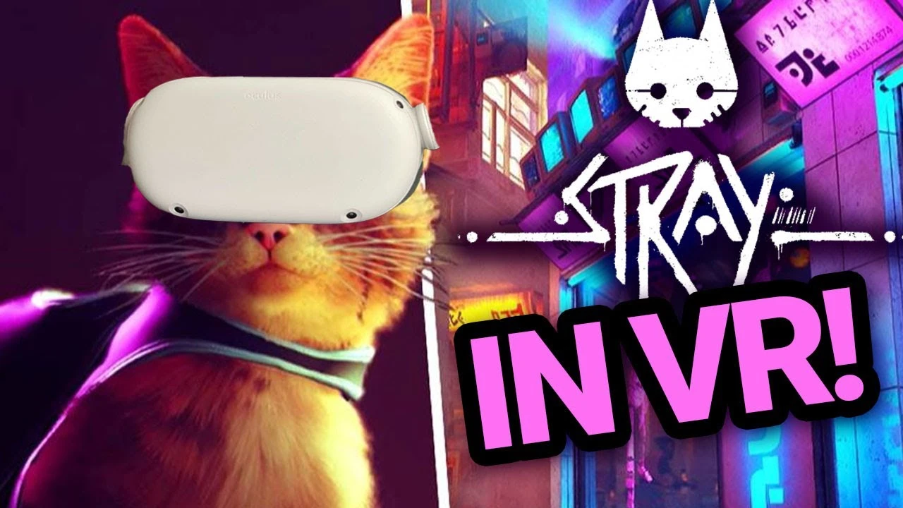 Энтузиаст показал VR-мод для Stray в действии