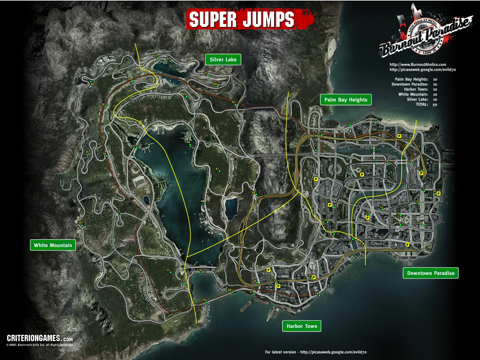 Burnout Paradise - Прохождение игры - Комплект карт