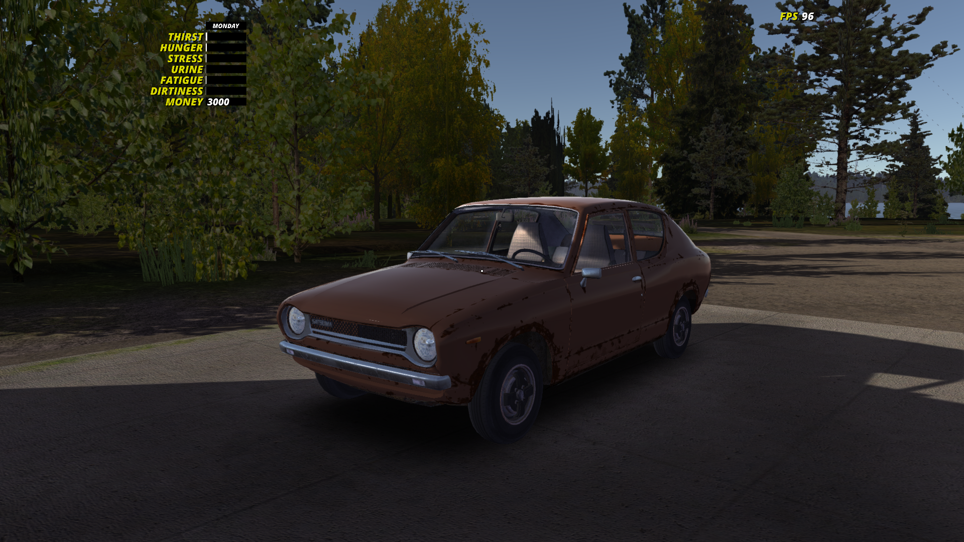 My Summer Car "Сохранение - Сток сатсума, в мире ничего не делалось"