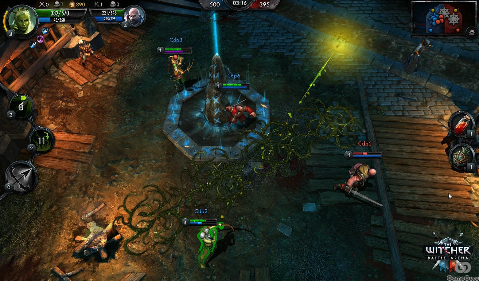 Дебютное геймплейное видео The Witcher Battle Arena