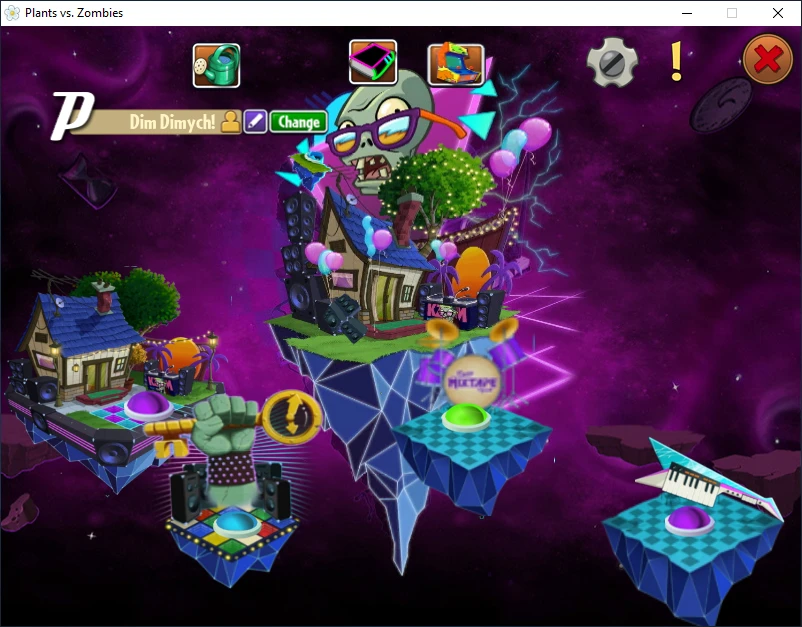 Plants vs. Zombies "Мод PvZ 2 PAK Neon Mixtape Tour "