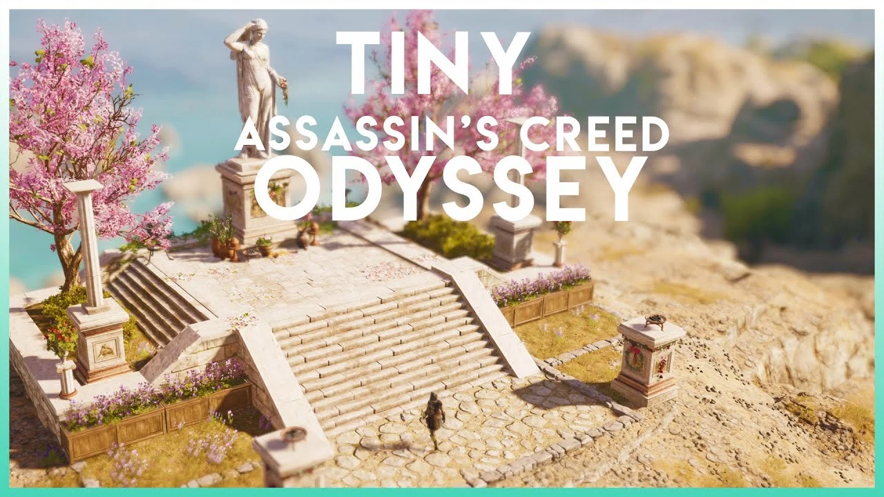 Художник с помощью камеры изменил до неузнаваемости Assassin's Creed Odyssey