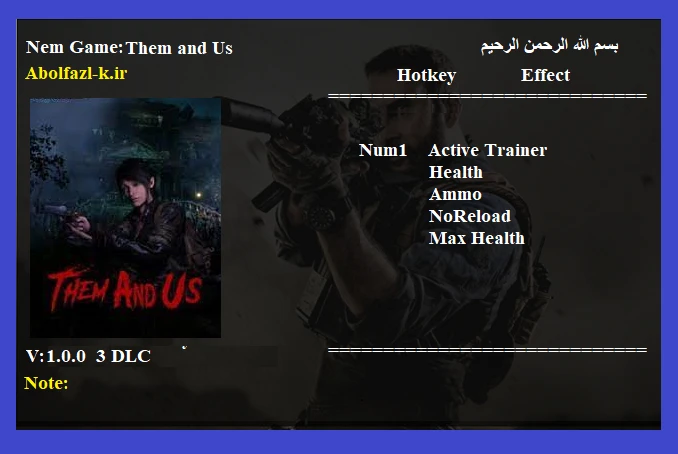Them and Us: Трейнер/Trainer (+4) [1.0] {Abolfazl.k}