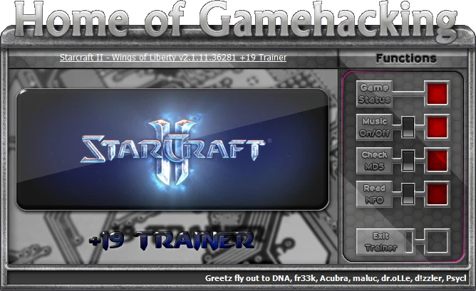 StarCraft 2: Wings of Liberty: Трейнер/Trainer (+19) [2.1.11.36281] {iNvIcTUs oRCuS / HoG}