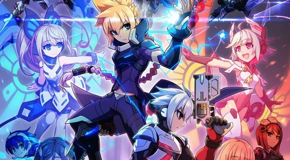 Скриншоты и подробности героинь поддержки из Azure Striker Gunvolt 2