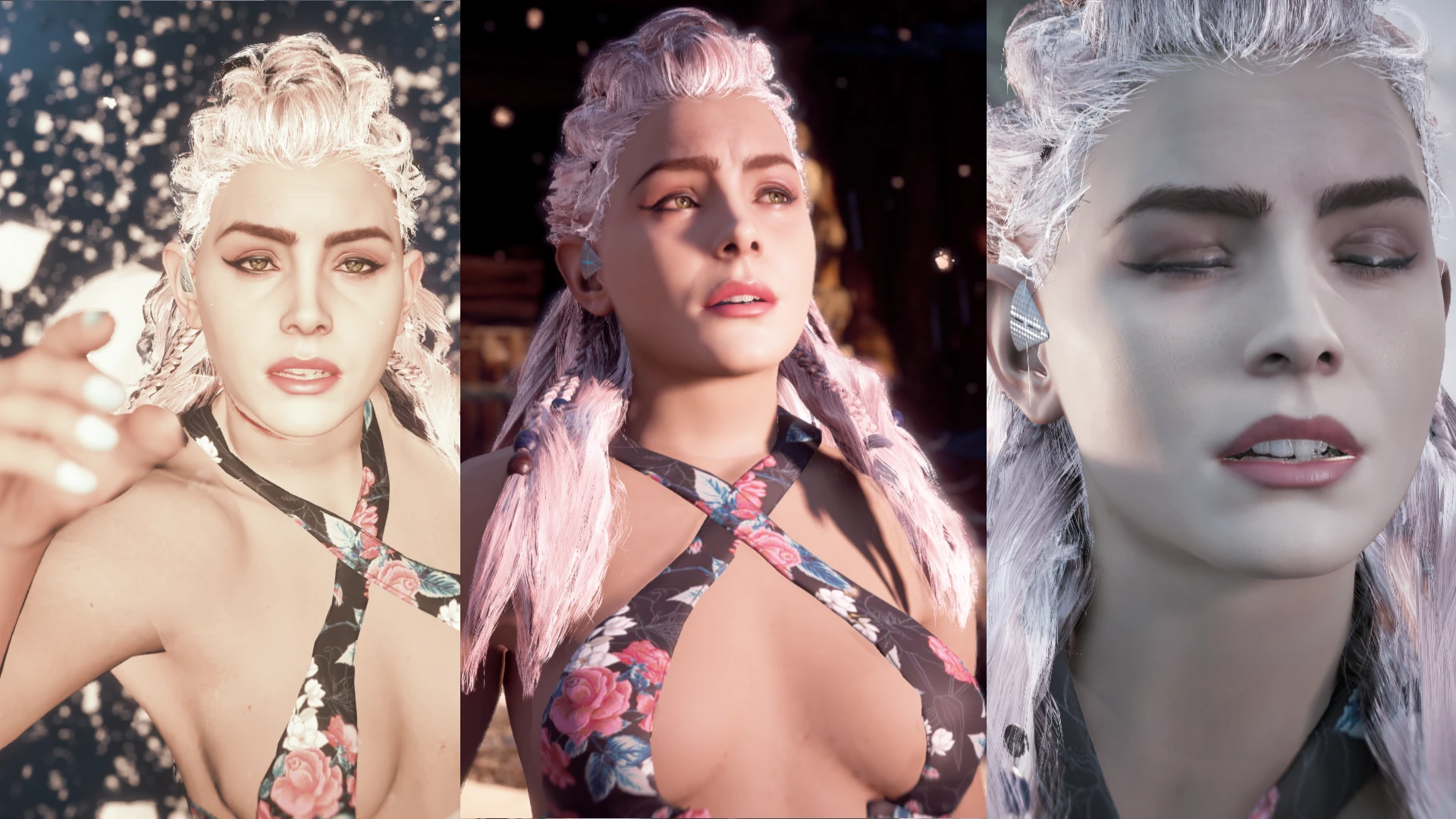 Horizon Zero Dawn "Макияж и цвет глаз для Элой"