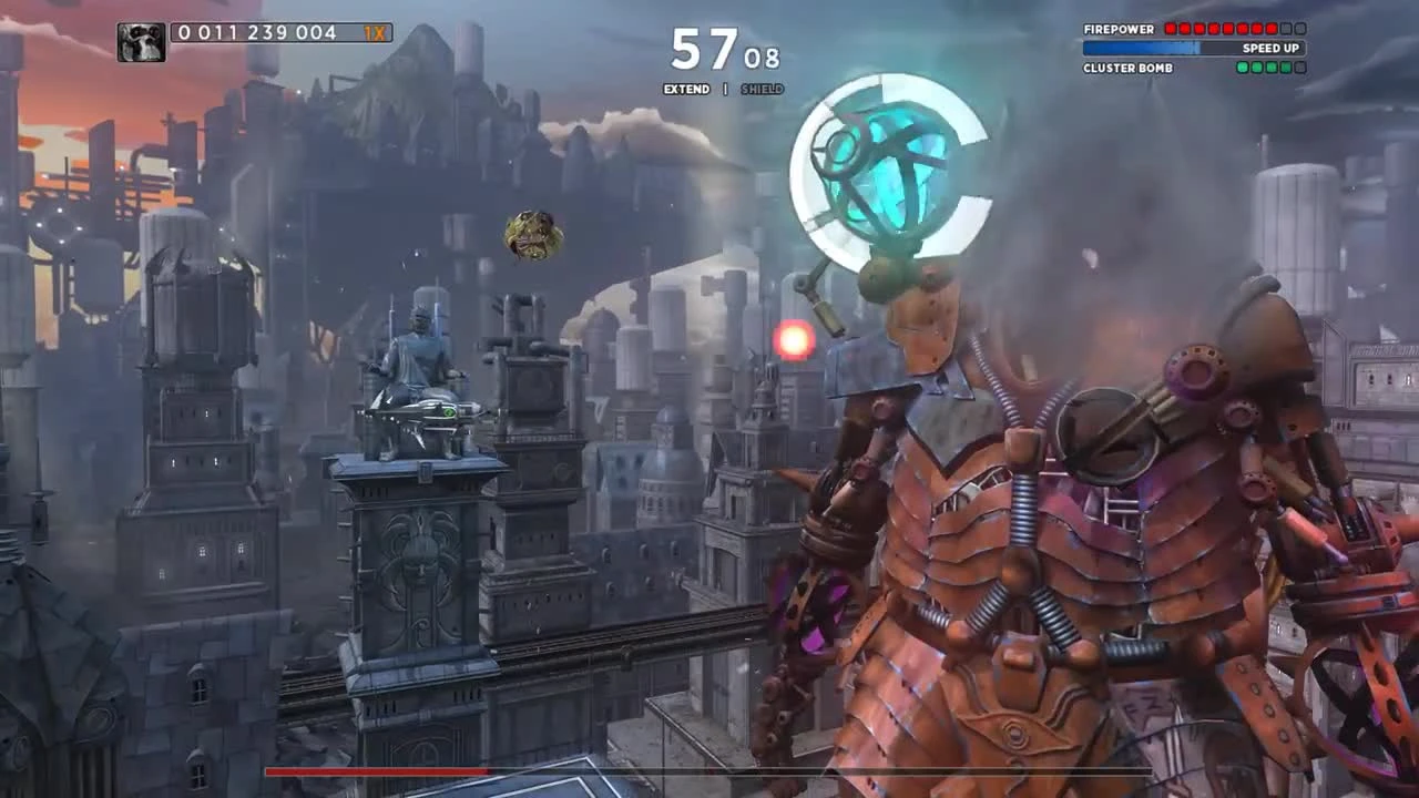 Sine Mora EX - Все боссы кооп режима