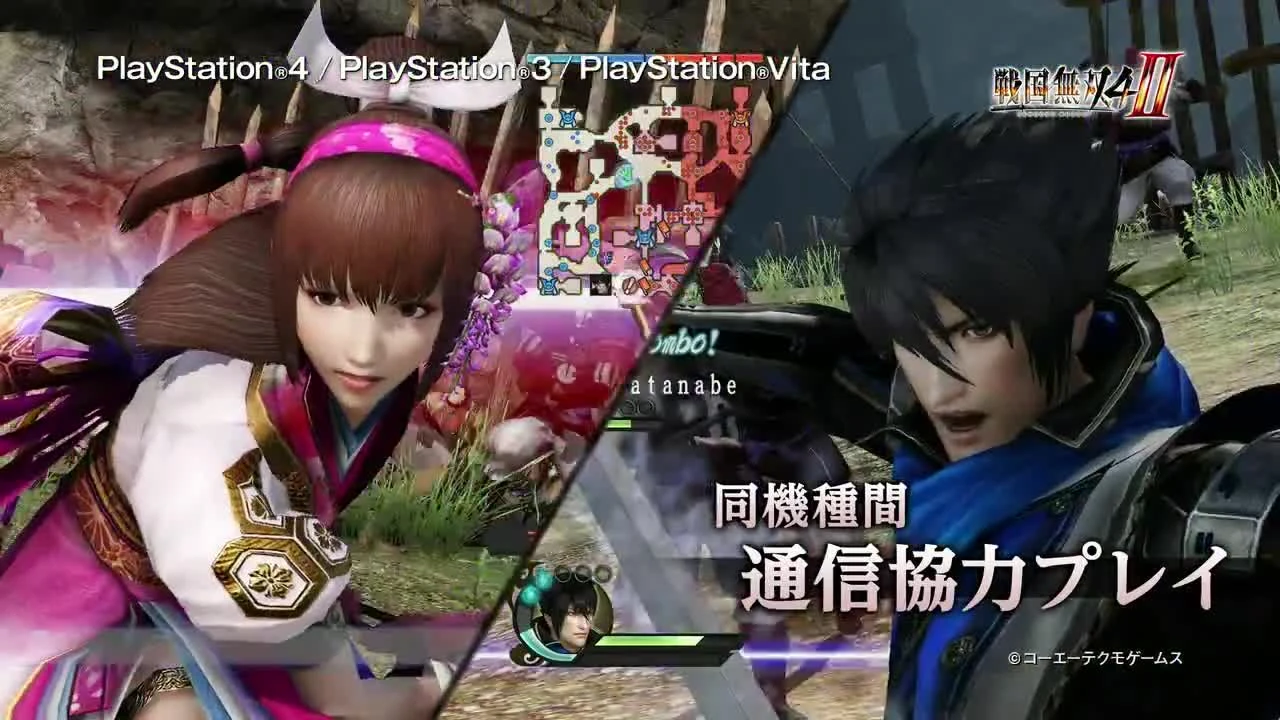 Samurai Warriors 4-II "Дебютный трейлер "