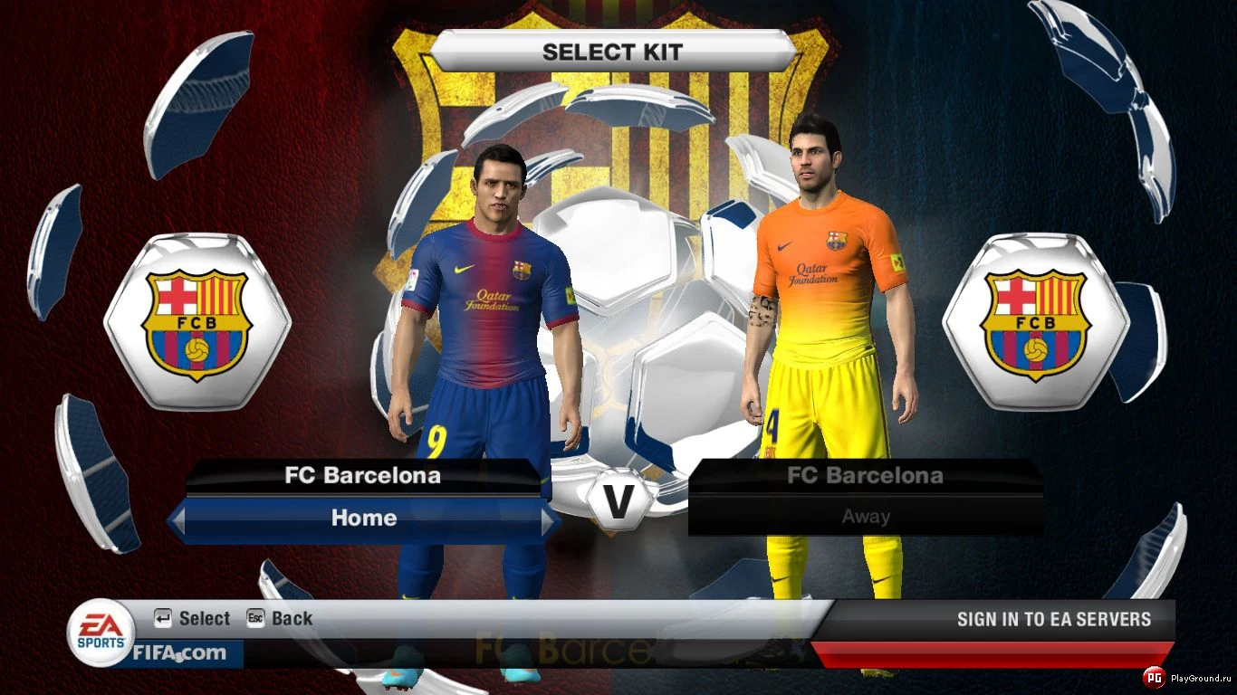 FIFA 13 "Интро в стиле Барселоны"