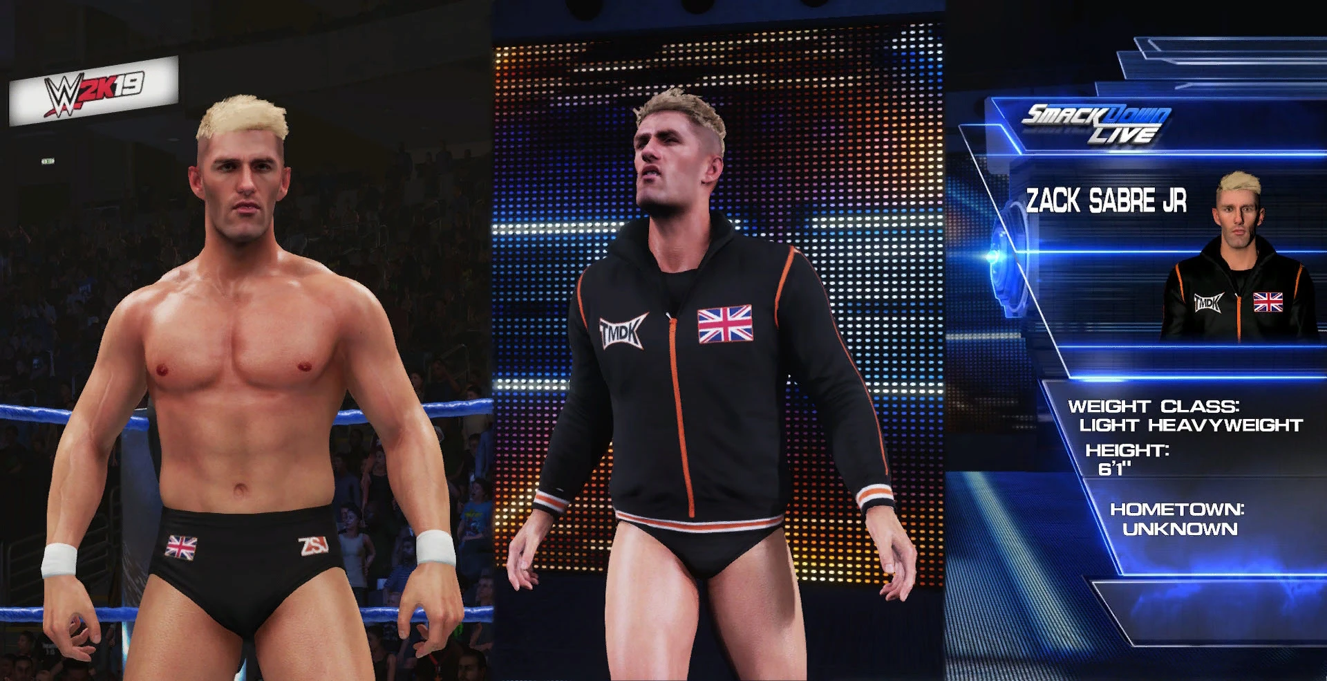 WWE 2K19 "Зак Сейбр-младший из WWE 2K24"