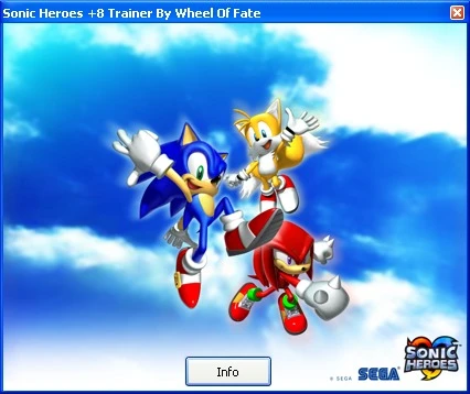 Sonic Heroes: Трейнер (+8) [1.0] {Wheel Of Fate}