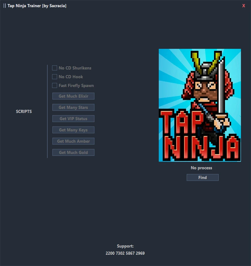 Tap Ninja "Трейнер" (+9) [UPD: 06.06.2022] {Sacracia}