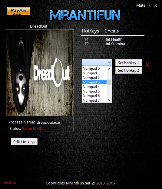 DreadOut: Трейнер/Trainer (+2) [2.2.15] {MrAntiFun}