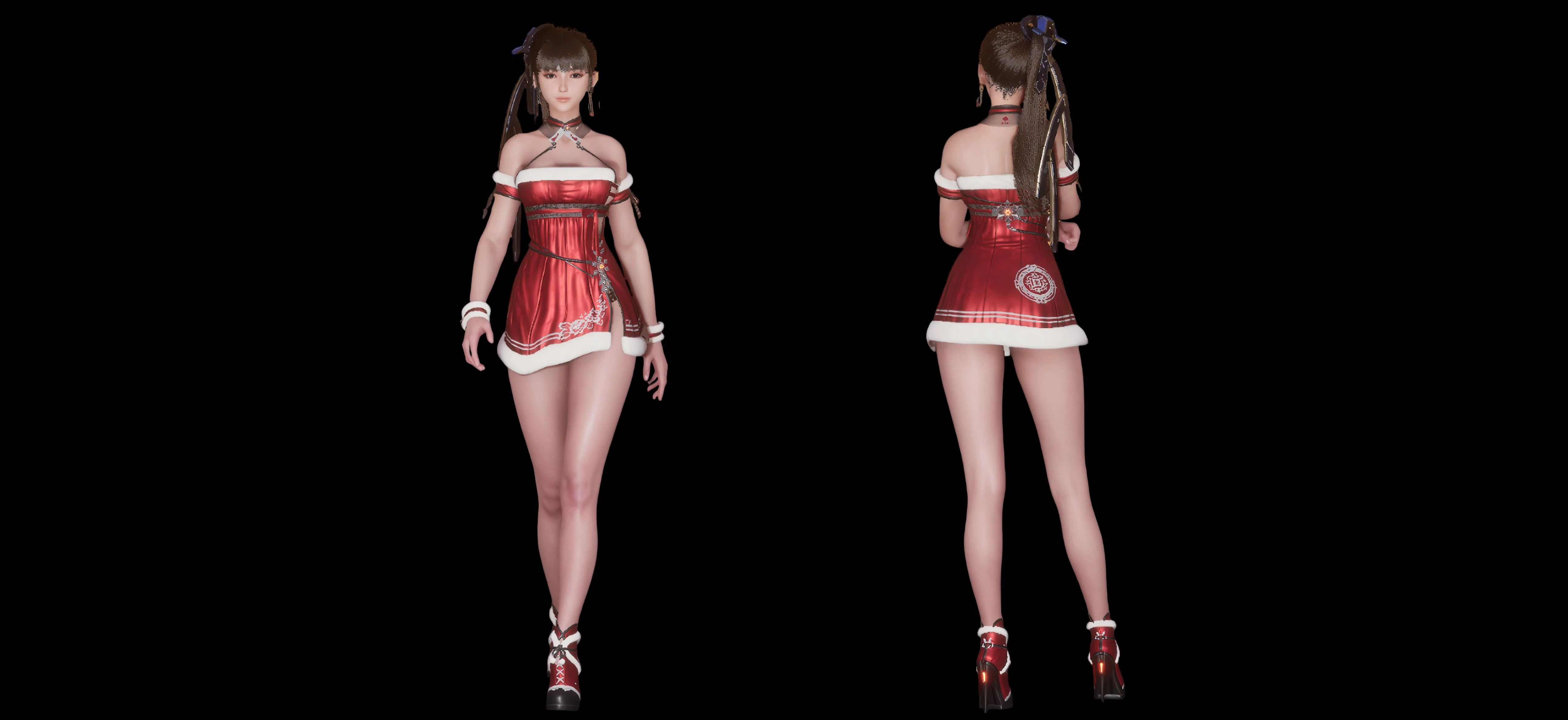 Stellar Blade "Модифицированное платье Санты"