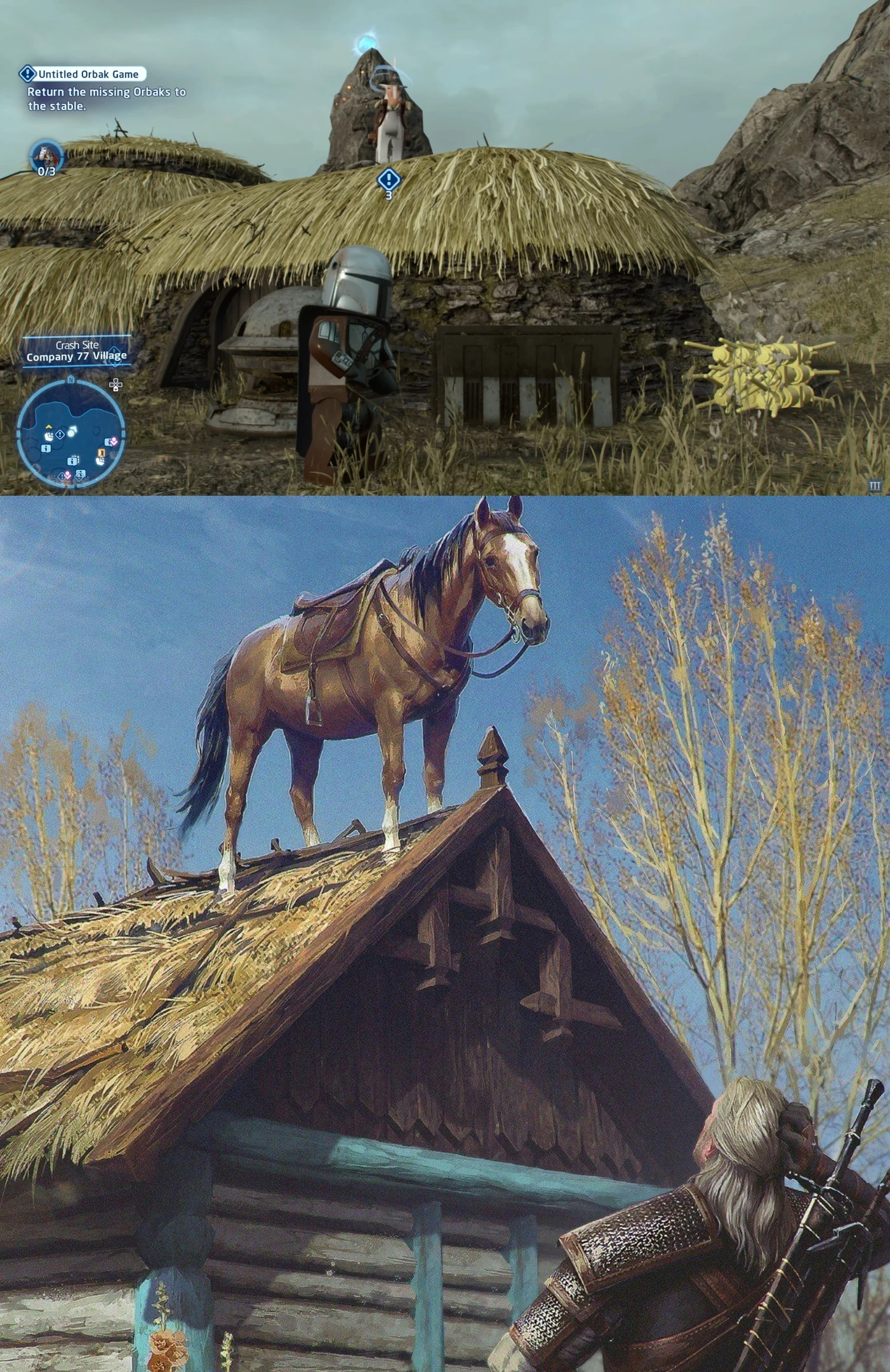 Отсылка к Ведьмаку в LEGO Star Wars: The Skywalker Saga