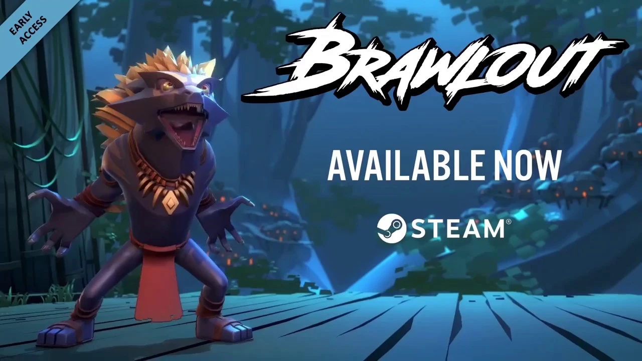 Новый трейлер файтинга Brawlout, игра вышла в ранний доступ для PC