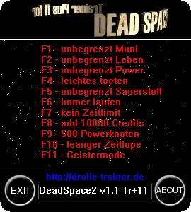 Dead Space 2: Трейнер (+11) [1.1] {drolle}