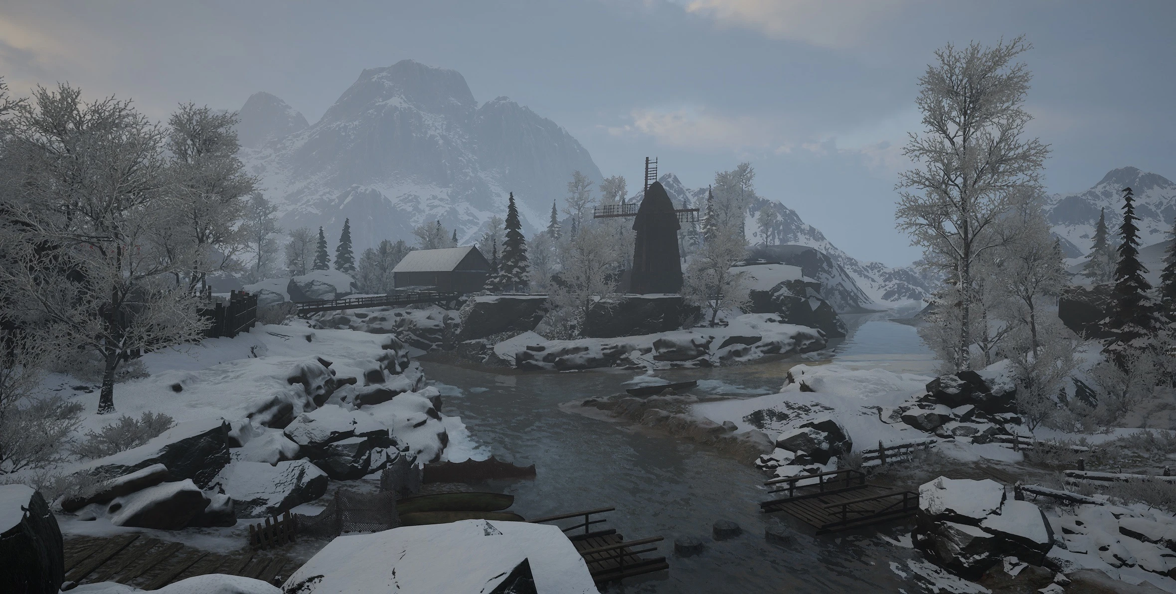 На эту локацию из "Храма Зелёной Луны" нас вдохновила Resident Evil Village