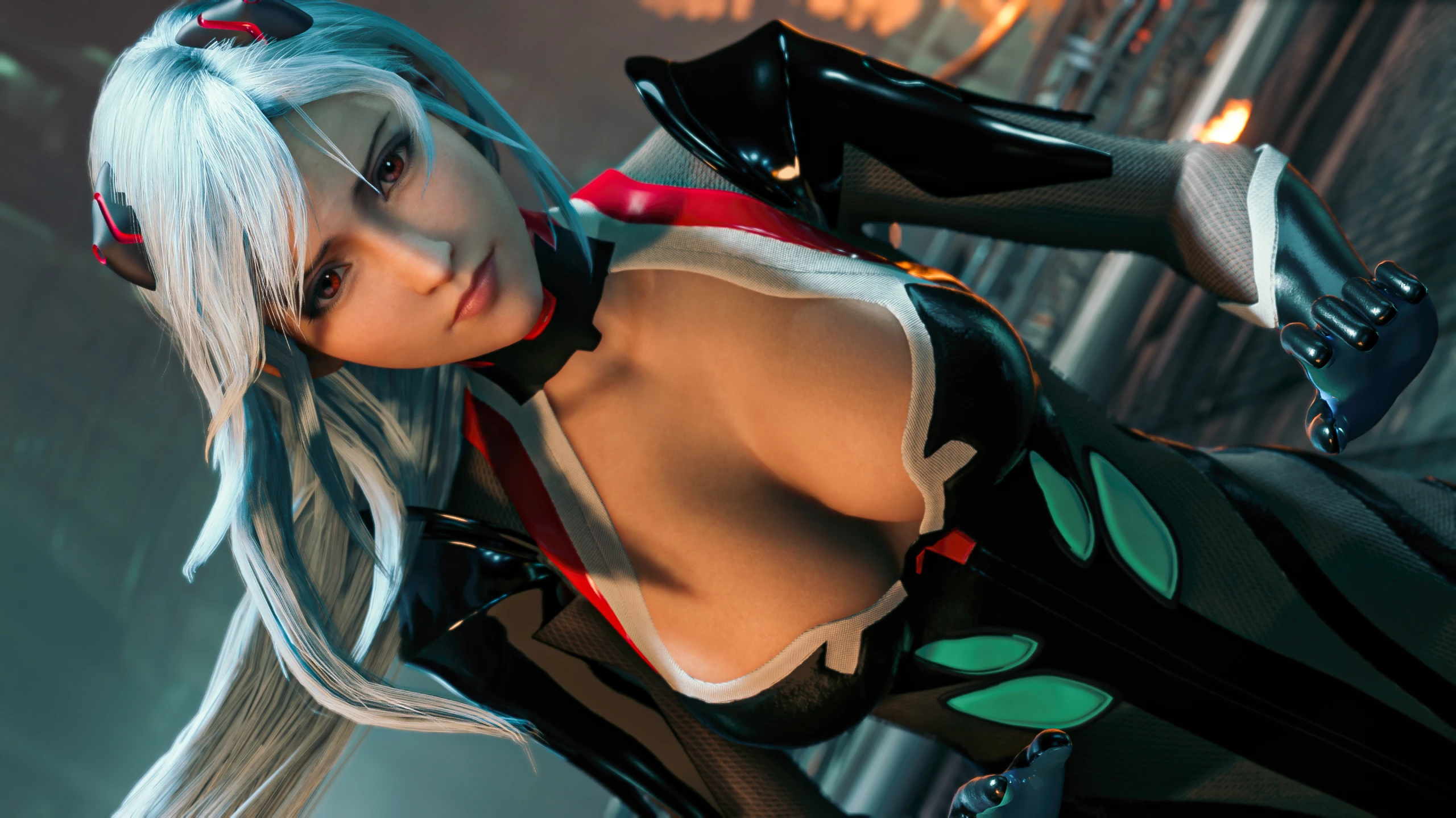 Final Fantasy 7 Remake "Тифа - косплей Рей из Евангелиона"