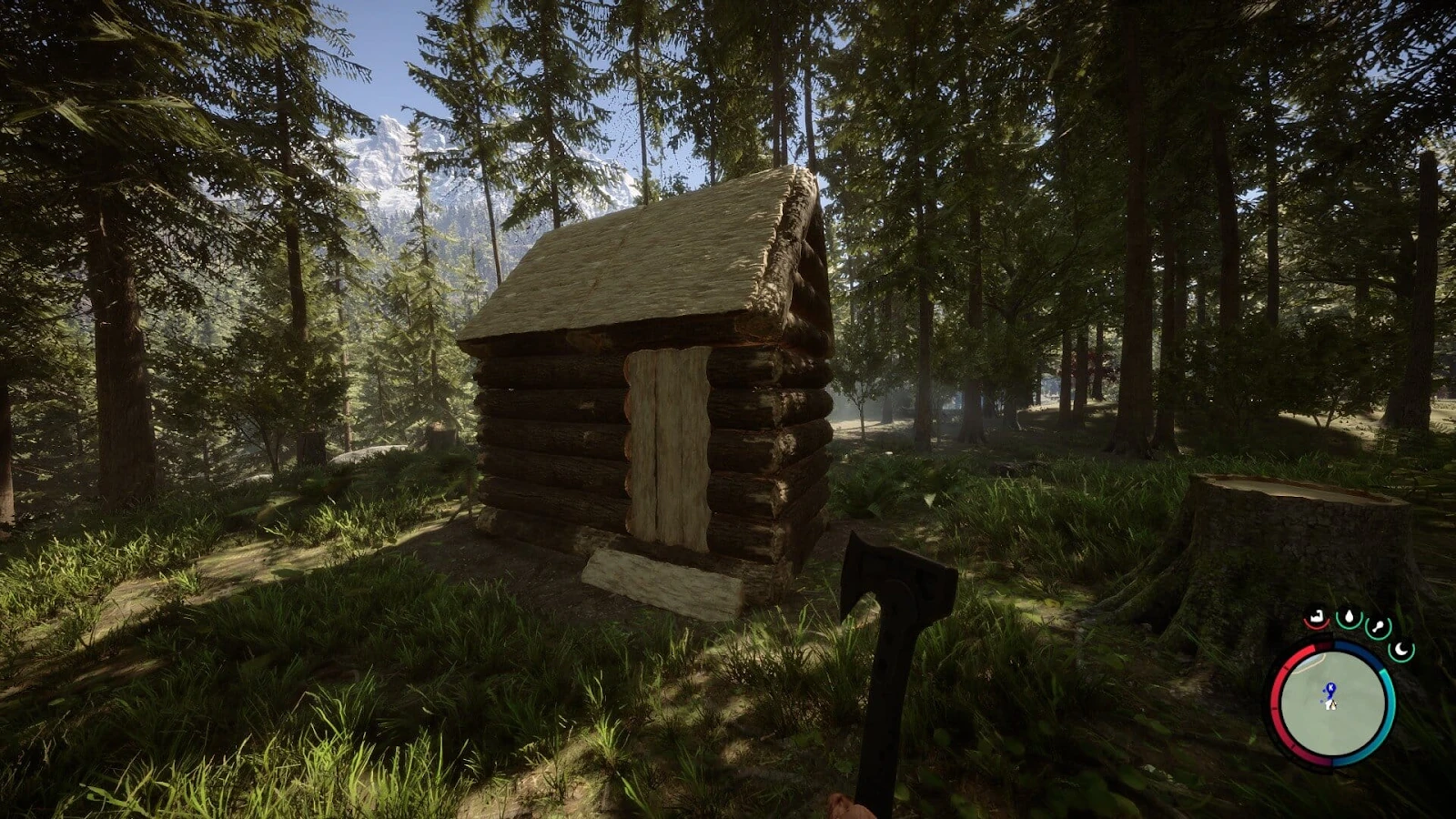 Строительство первого дома в Sons of the Forest