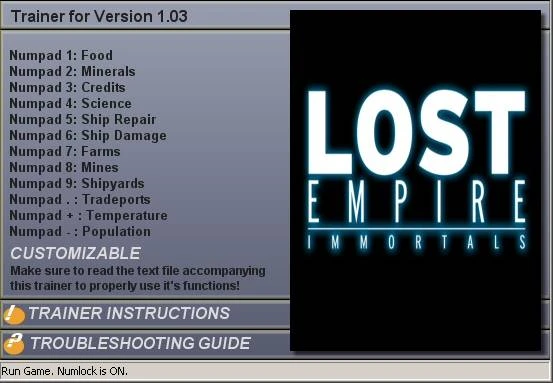 Lost Empire: Immortals: Трейнер (+12)[1.03]