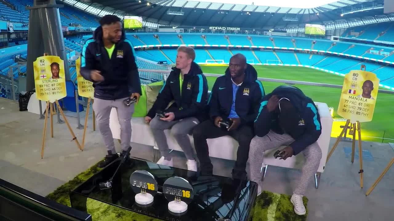 FIFA 16 "Manchester City Player Tournament - Sterling, De Bruyne, Mangala, и Sagna"