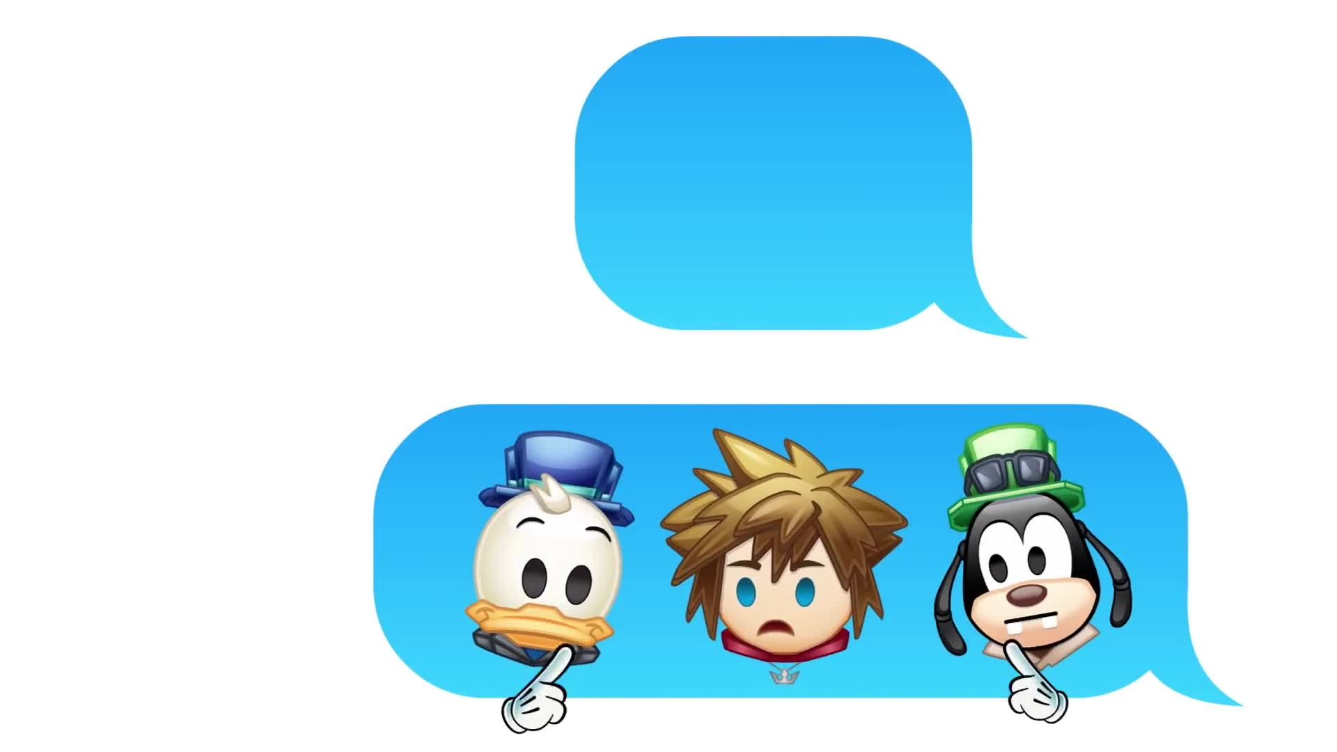 Как бы выглядел Kingdom Hearts 3 если бы это были эмодзи