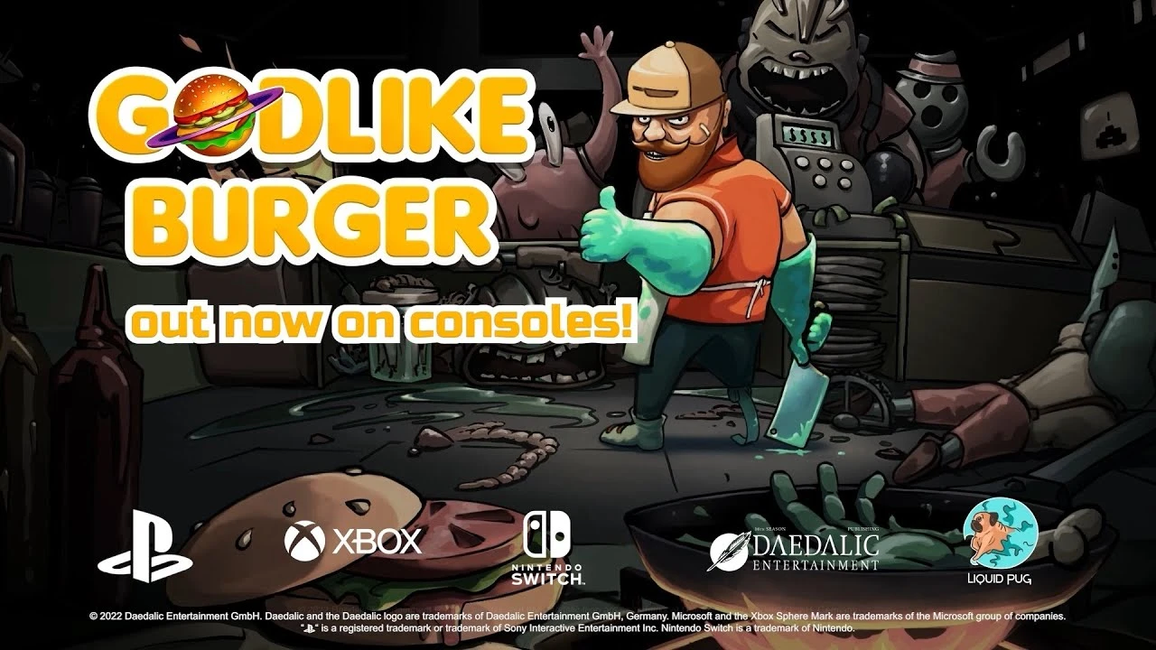 Godlike Burger стала доступна на консолях PlayStation, Xbox и Switch
