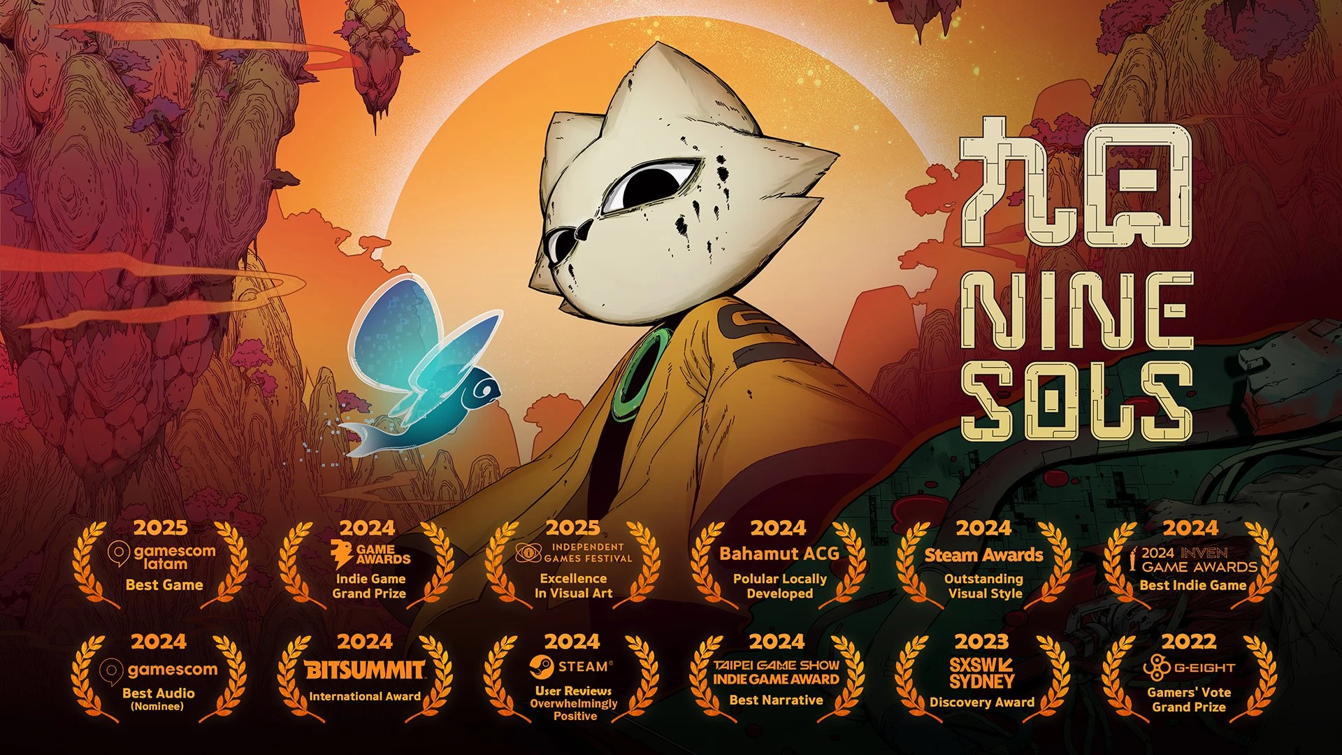 Продажи хардкорного платформера Nine Sols перешагнули 800 тыс копий через год после выхода