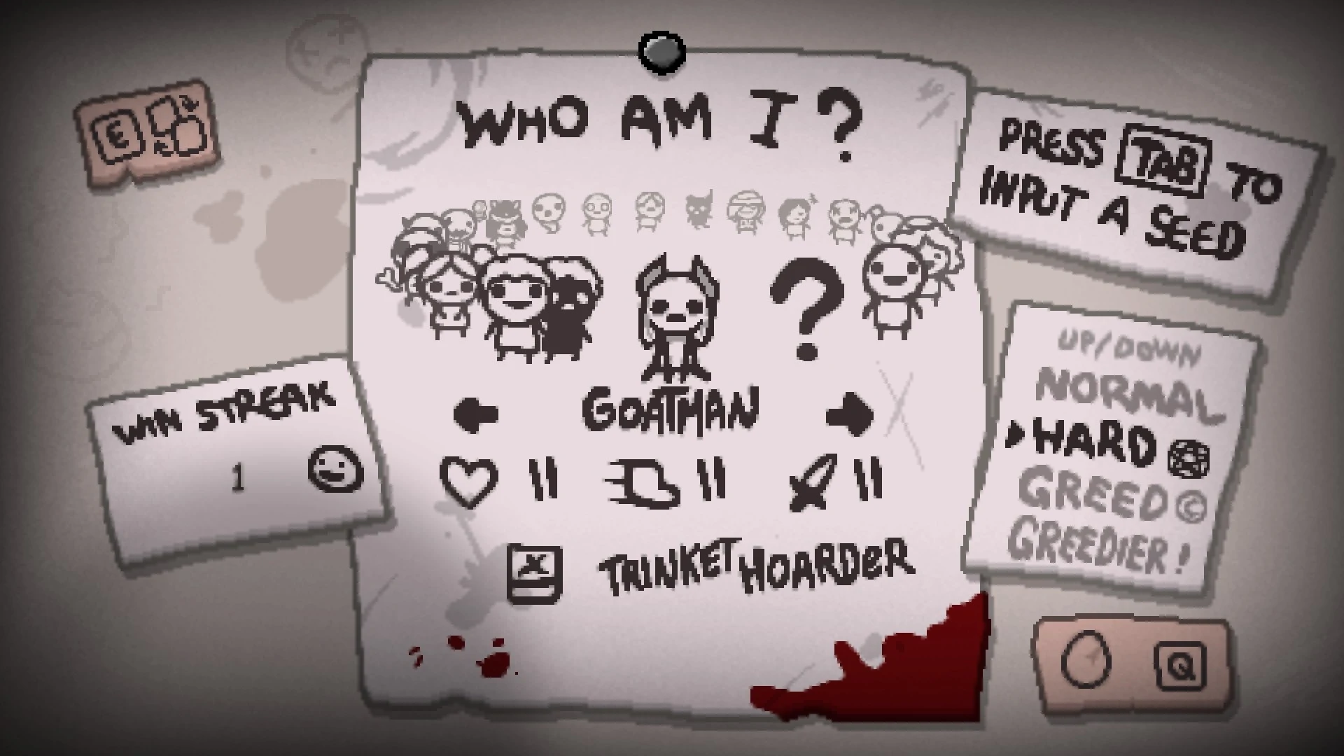 The Binding of Isaac "Персонаж коза - Goatman" [v2.0]