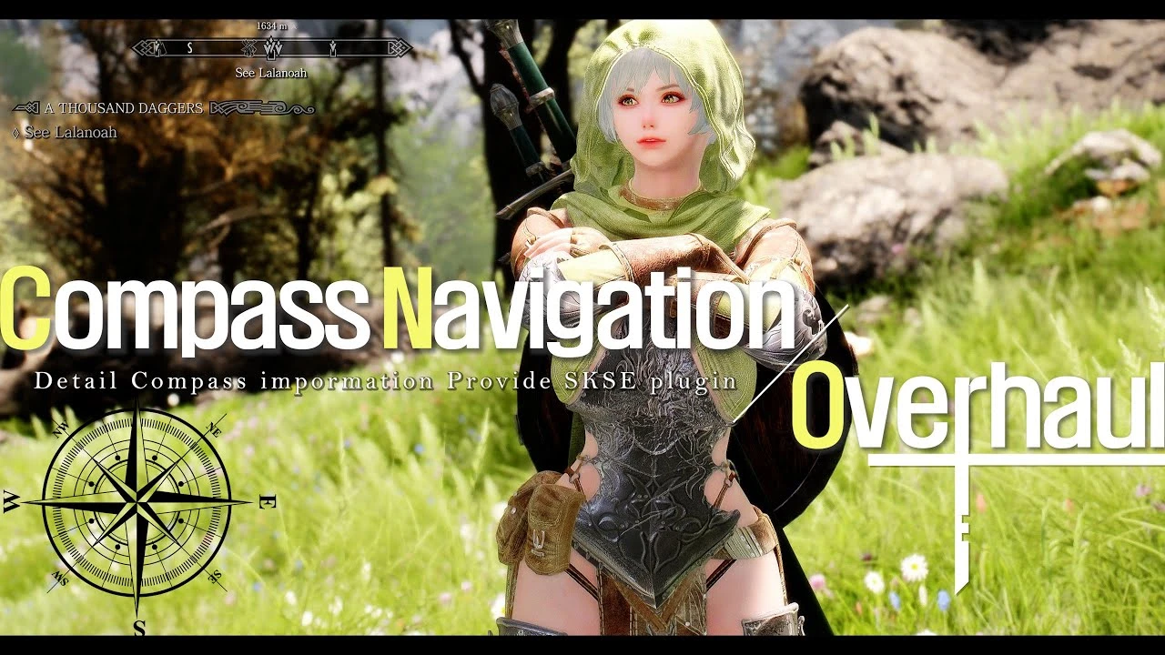 Skyrim SE "Обновленный и улучшенный компас"