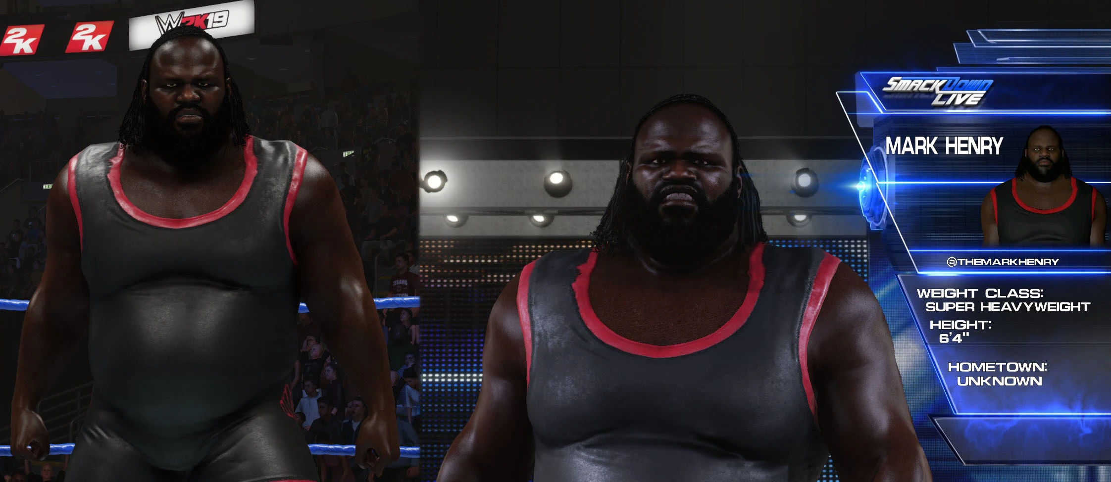 WWE 2K19 "Марк Генри из WWE 2K25"