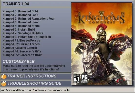 Seven Kingdoms: Conquest: Трейнер (+13) [1.4]