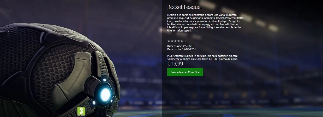 Открылся предзаказ на Rocket League для Xbox One