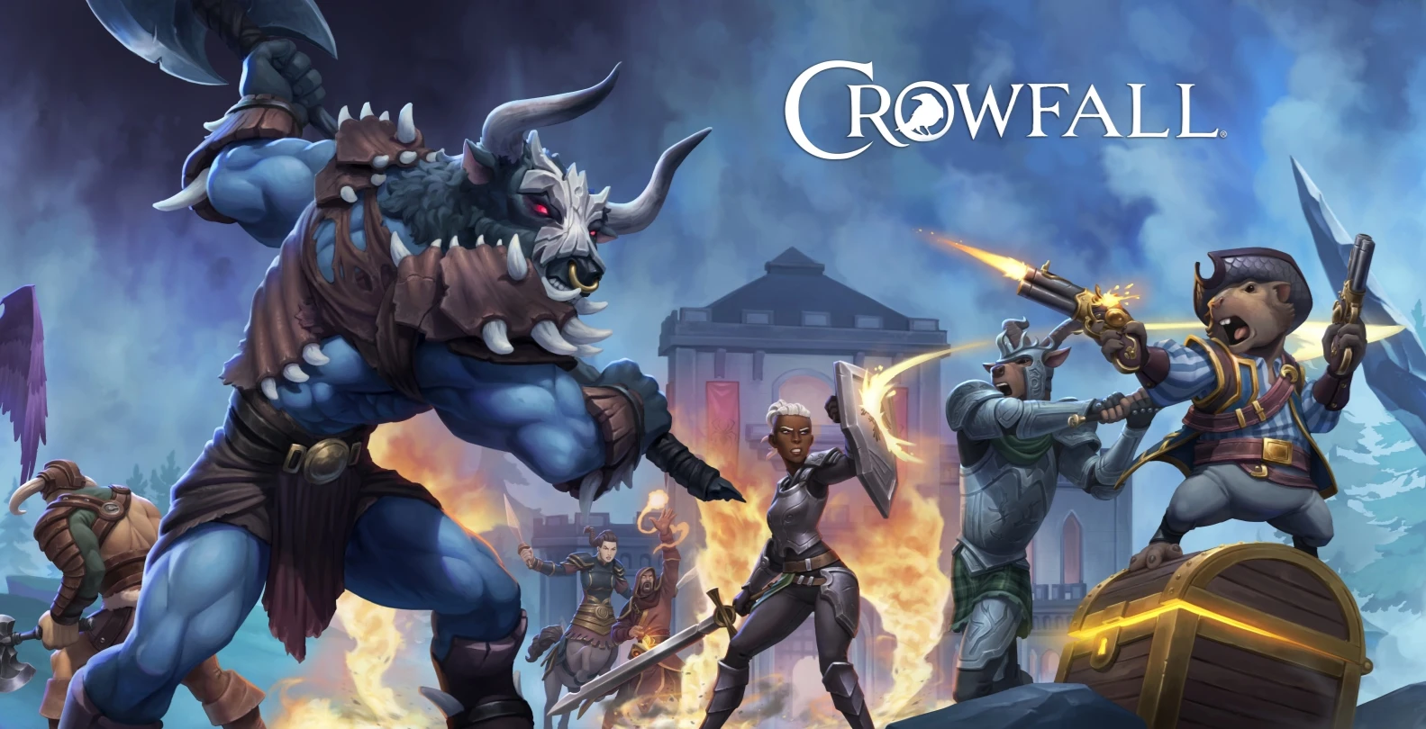 Crowfall официально доступна на платформе Фогейм