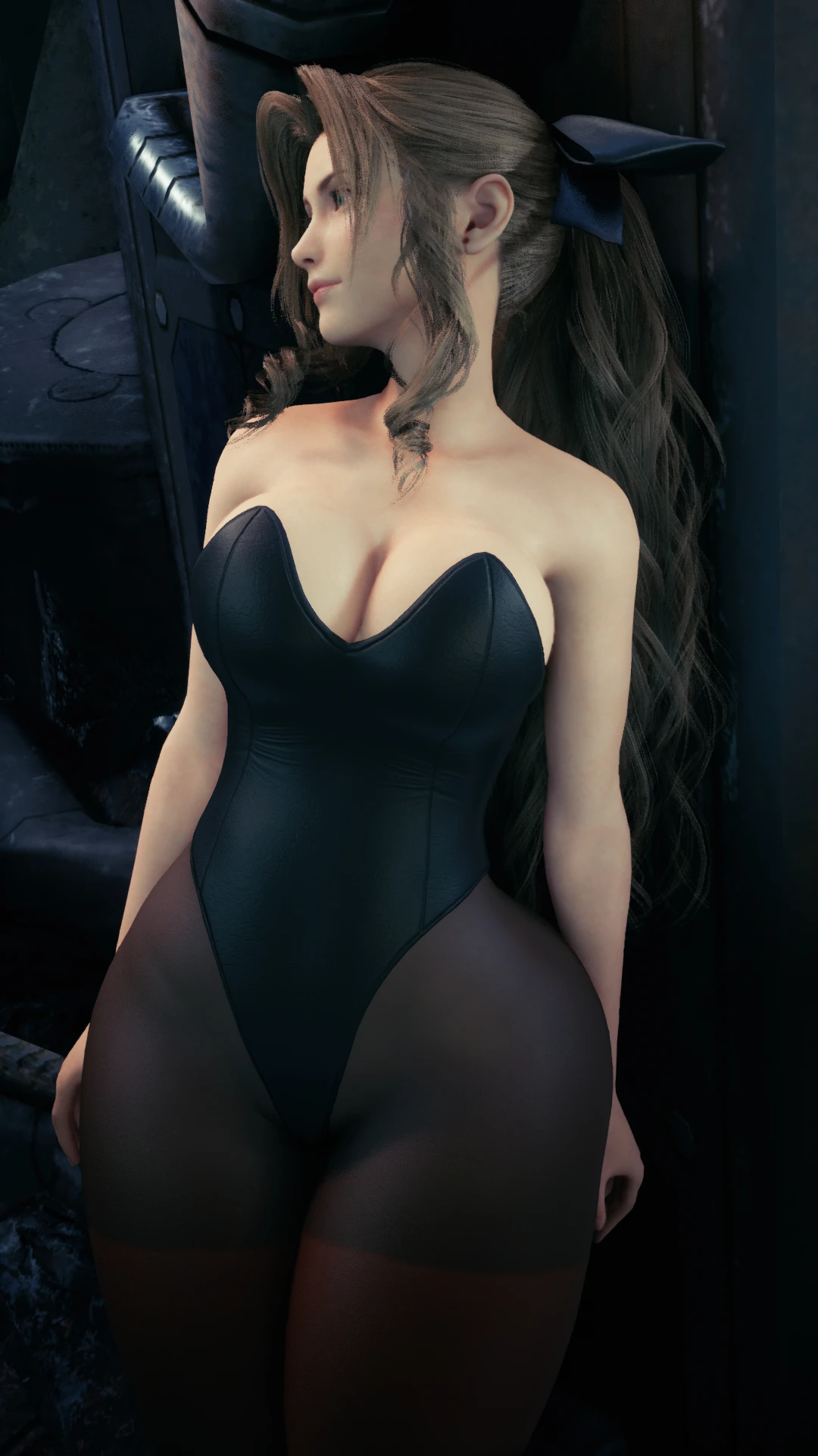 Final Fantasy 7 Remake "Аэрис сексуальный кролик с пышными формами"