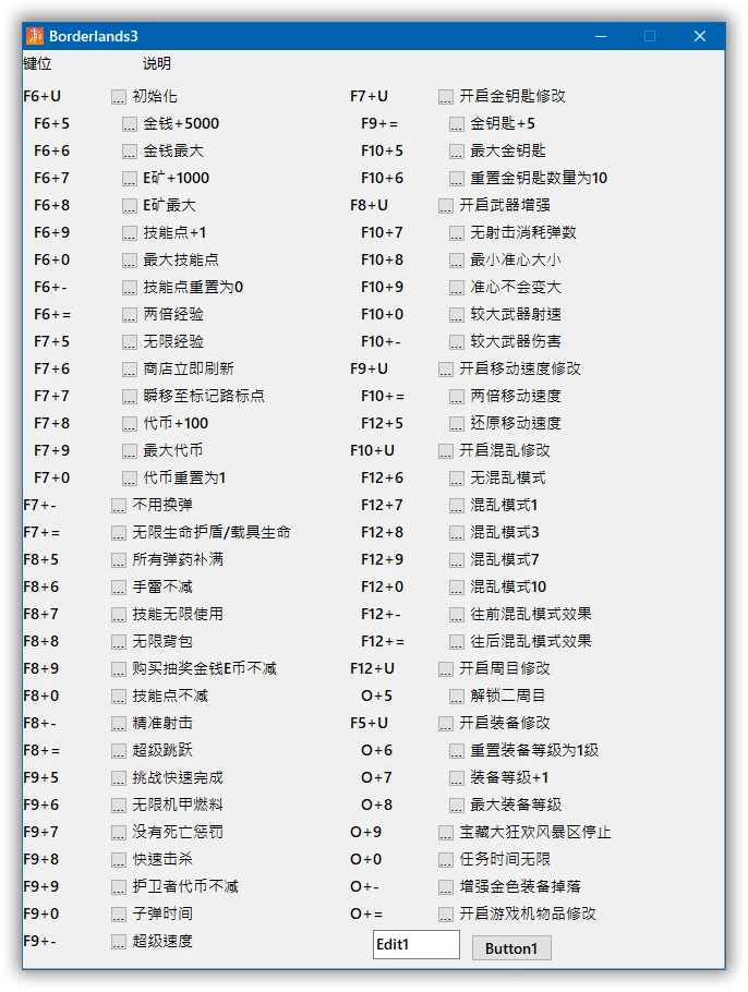 Borderlands 3: Трейнер/Trainer (+53/+57) [2021.02.23 - 2021.07.01] {peizhaochen}