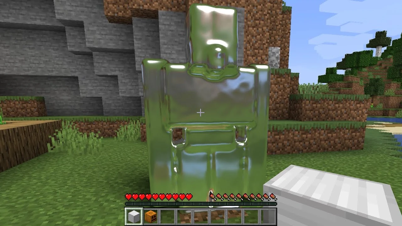 Реалистичное преобразование Железного голема в Minecraft